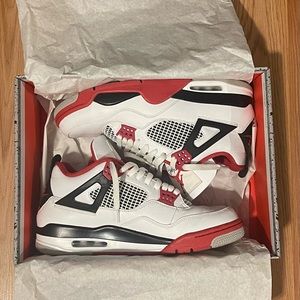 Fire red Jordan 4